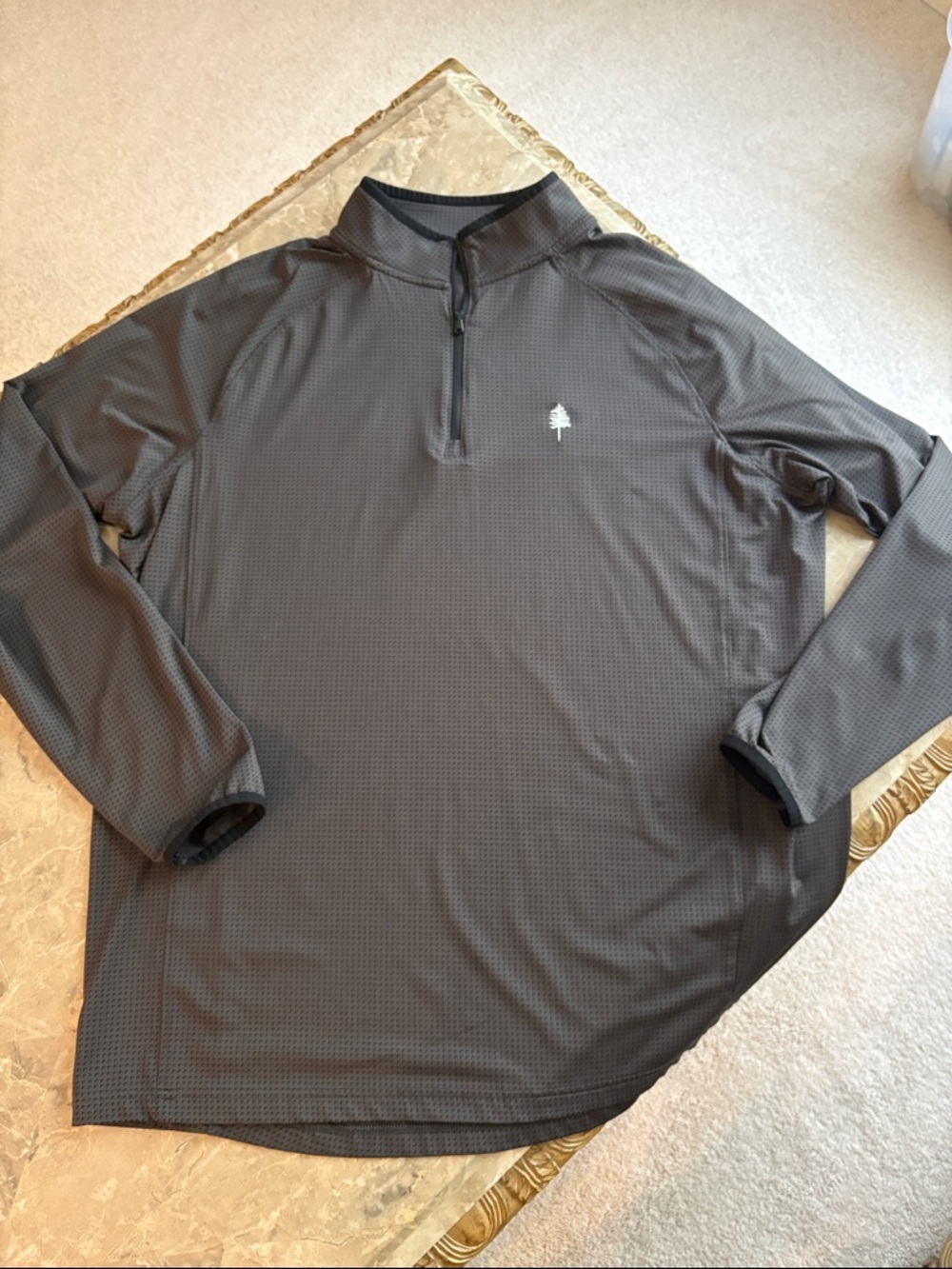 Under Armour Gray Golf Quarter-Zip Pullover